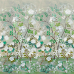Designers Guild Fleur orientale PDG1152/01 Soft, sophisticated green tones highlighting the intricate details ...