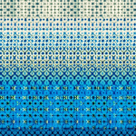 Designers Guild Karaoshi PDG1161/01 Deep indigo tones with intricate tie-dye patterns.