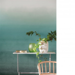 Designers Guild Shoshi PDG1163/02 Soft blue-green hues blending into a lighter gradient, offering a s...