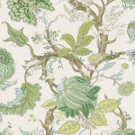 Today Interiors Carl Robinson 19 CL30602-CL30622 CL30604 Olive and sage green on a neutral cream background.