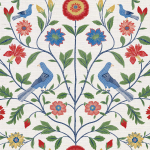 Today Interiors Carl Robinson 19 CL30701-CL30704 CL30701 Colors include scarlet, sunflower yellow, cobalt blue, and forest g...