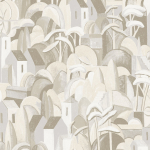 Masureel SOBBORGO ILA002 Showcases neutral tones with houses in shades of grey and beige, se...