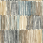 Today Interiors COASTAL HAVEN LN40301-LN40307 LN40306 A warm combination of beige, taupe, light blue, and cream stripes.