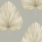 Today Interiors SAVANNAH GRASS LS60800-LS60808 LS60808 Light grey background with beige leaves.