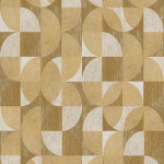 Masureel Thaos SPI002 Presents a warm beige and white geometric pattern on a tan background.