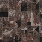 Masureel THEILA SPI701 Features a blend of rust red and charcoal black with marbled patterns.