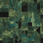 Masureel THEILA SPI702 Showcases a mix of emerald green and black with intricate marbling.