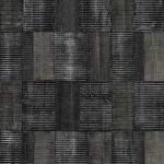 Masureel GYAN SUM301 A sophisticated mix of slate gray and charcoal on a rock gray backg...
