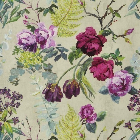 Delft Flower by Designers Guild  Linen  Wallpaper  Wallpaper Direct