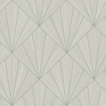 Today Interiors A LOT MORE TEXTURES CP91300-CP91310 CP91308 A soft silver background with fan patterns in shades of light grey ...