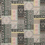 Matthew Williamson Folklore Fabric F7121-02 Black/Neutral/Mint