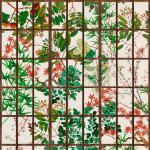 Mind The Gap Japanese Garden WP20342 Green, Red, Taupe
