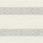 Today Interiors COASTAL HAVEN LN40100-LN40112 LN40108 Gray Aztec patterns on a white background.