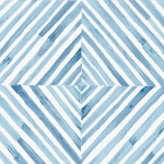 Today Interiors SAVANNAH GRASS LS61202-LS61210 LS61202 Shades of ocean blue and sky blue stripes on a white background.