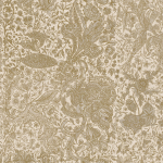 Mind The Gap SARKOZI EMBROIDERY WP30028 Displaying taupe floral patterns on a light beige background.