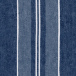 Mind The Gap SZWPVIZ WP30031 Highlights rich indigo stripes with light cream accents.