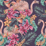 Matthew Williamson Flamingo Club W6800-06 Purple/Cerise