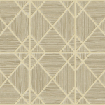 Today Interiors THE KEYS WTK20602-WTK20612 WTK20605 Gold lines on a cream background.