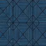 Today Interiors THE KEYS WTK20602-WTK20612 WTK20612 Deep indigo with black lines.