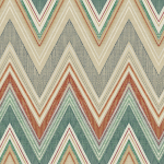 Today Interiors THE KEYS WTK20901-WTK20914 WTK20901 Showcases a bold chevron pattern in earthy tones of beige, red, and...