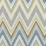 Today Interiors THE KEYS WTK20901-WTK20914 WTK20914 This wallpaper presents a chevron design in calming blues and greens.