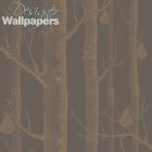 Woods and Pears - Brown & Beige Wallpaper