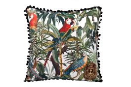 Parrots of Brazil cushion - Multi Colour Wallpaper