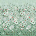 Designers Guild Fleur blanche PDG1172/01 Soft, pale green background highlighting the delicate white flowers.