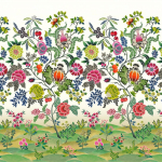 Designers Guild Brocart decoratif PDG1169/01 Vibrant fuchsia tones complemented by delicate foliage.