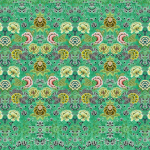 Designers Guild Rose de damas PDG1168/02 A soothing jade green background paired with finely detailed floral...