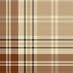 Mind The Gap CHESTERFIELD PLAID WP30080 Features shades of cappuccino brown, beige, and cream on a plaid pa...