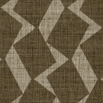 Today Interiors Savannah Grass LS60500-LS60517 LS60517 Displays taupe geometric shapes on an earthy brown background.