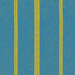 Mind The Gap PIN UP WP20804 A playful combination of yellow and blue stripes on a teal blue bac...