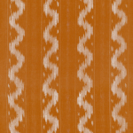 Mind The Gap VINTAGE IKAT WP30101 Vibrant apricot tones adding warmth and a lively feel to any room.