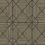 Today Interiors THE KEYS WTK20602-WTK20612 WTK20606 Bronze lines on a brown background.